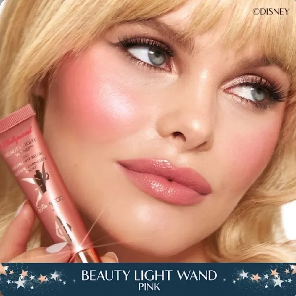 Charlotte Tilbury Hollywood Disney 100 Beauty Light Wand - Pink 0.4 Fl. Oz.